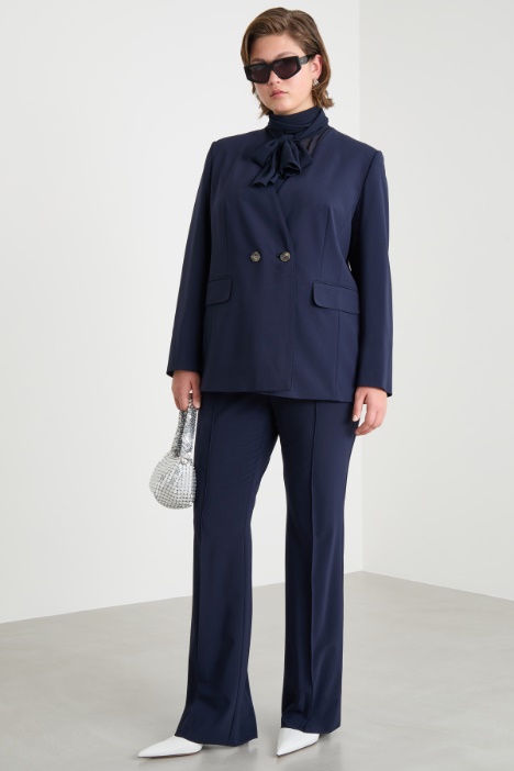 Double-breasted V-neck blazer Intrend