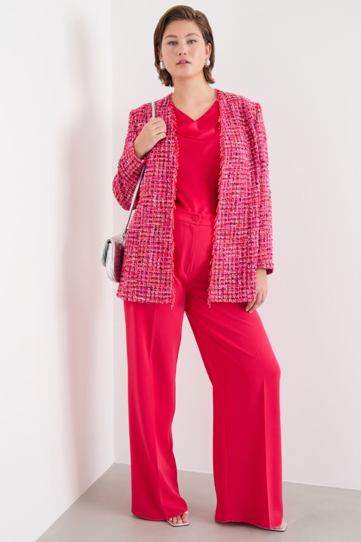 Giacca con ricami di jais e strass Intrend