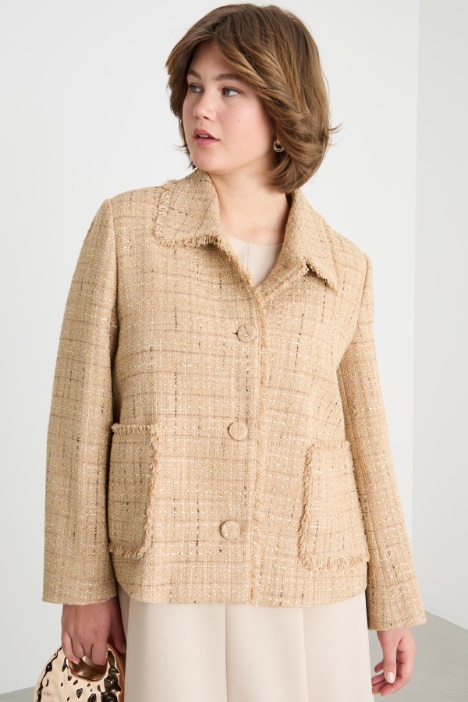 Tweed-effect jacket Intrend