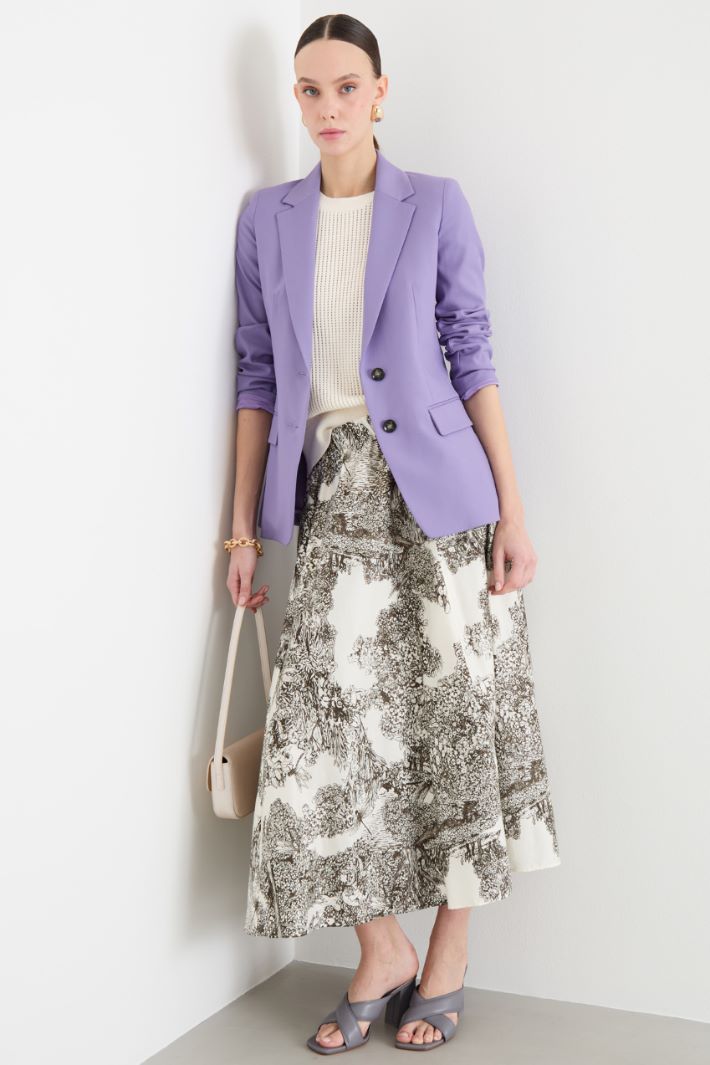 Semi-fitted blazer Intrend