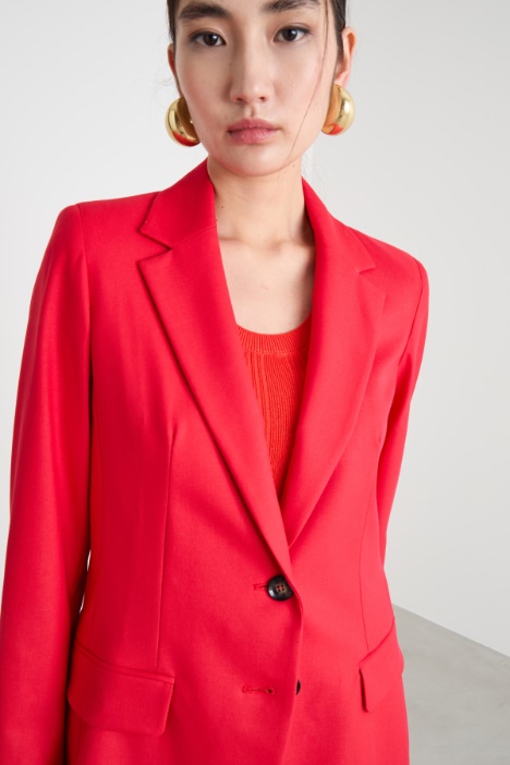 Blazer semientallado