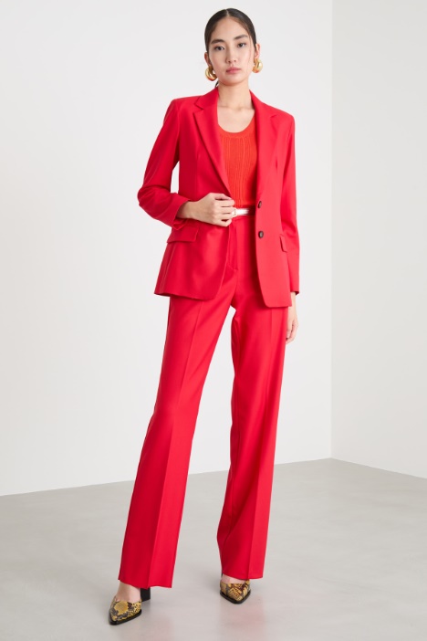 Semi-fitted blazer Intrend