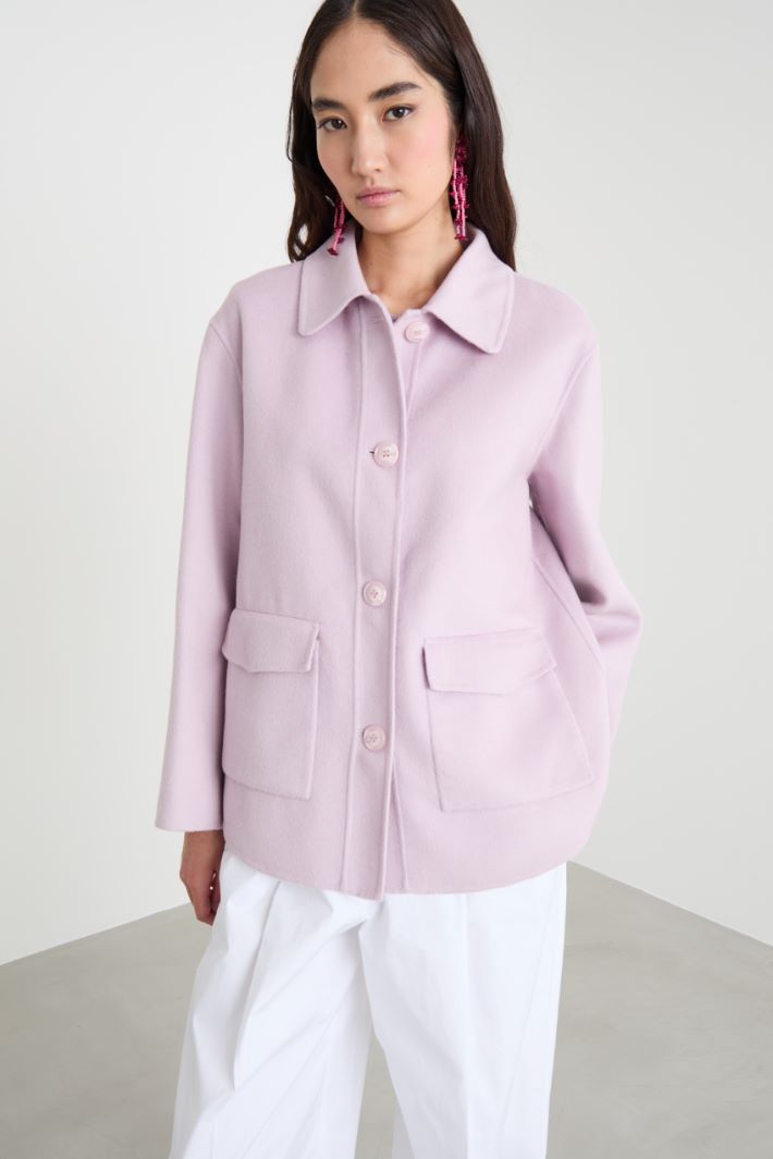 Double-faced wool-blend jacket Intrend - 2