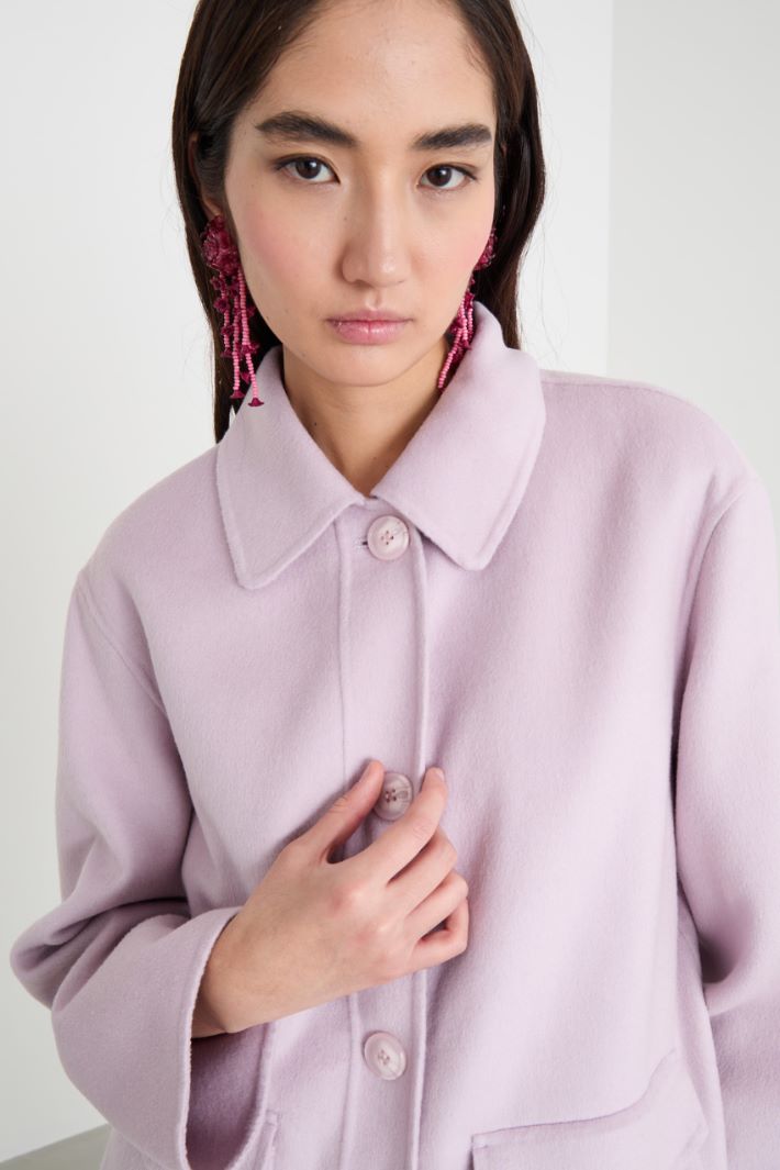 Double-faced wool-blend jacket Intrend - 3