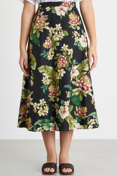 Gonna in tela stampata