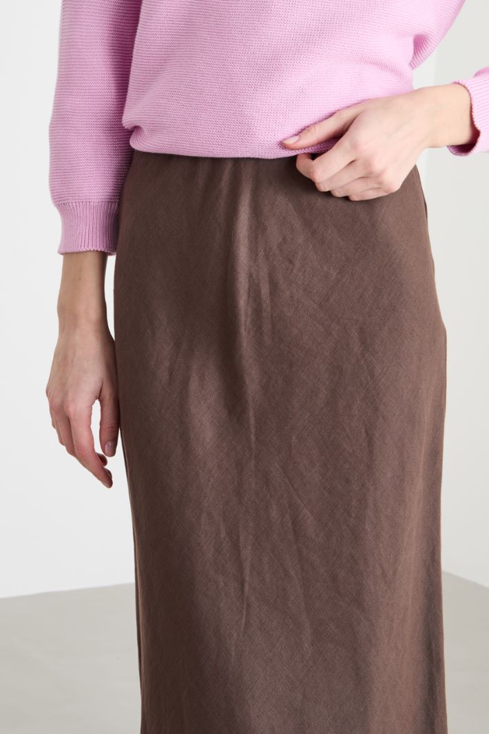 Fluid Midi Skirt Intrend - 3