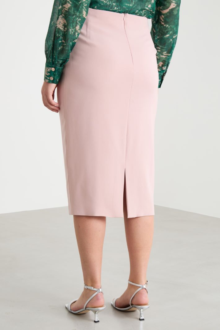 Pencil skirt in cady Intrend - 4