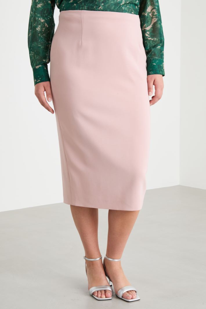 Pencil skirt in cady Intrend - 2
