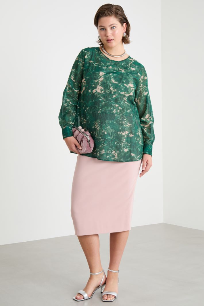 Pencil skirt in cady Intrend