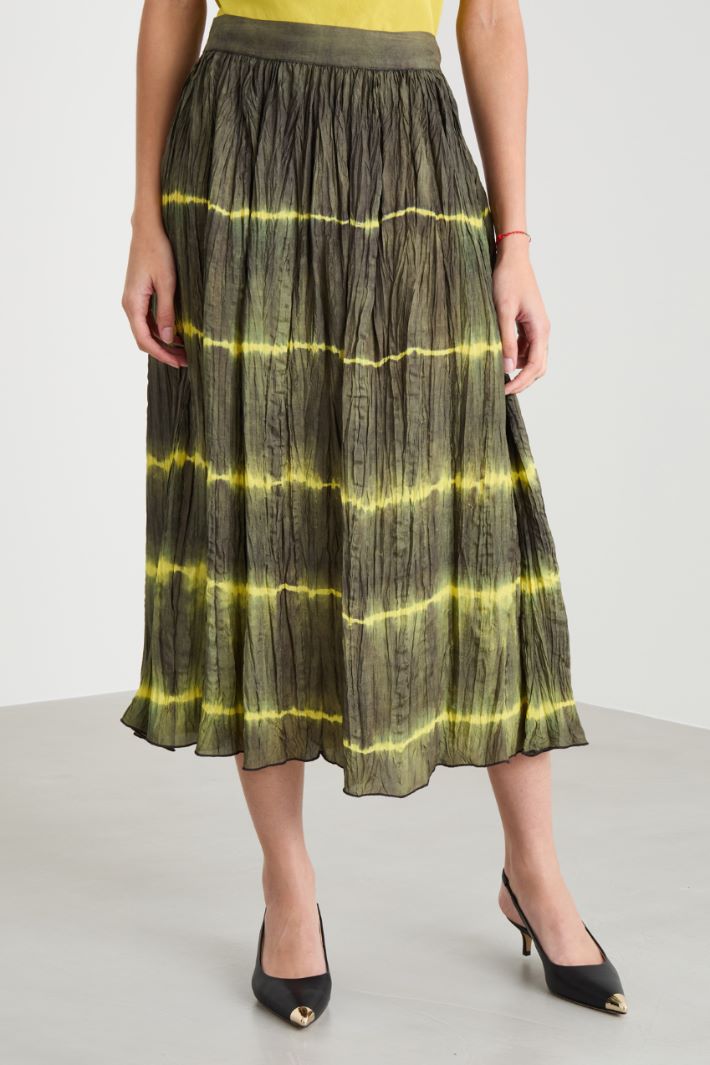 Flared tie-dye skirt Intrend - 2