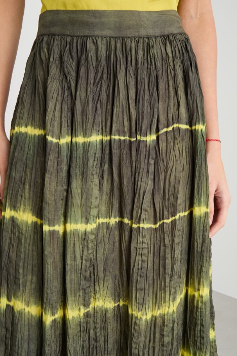 Falda evasé tie-dye