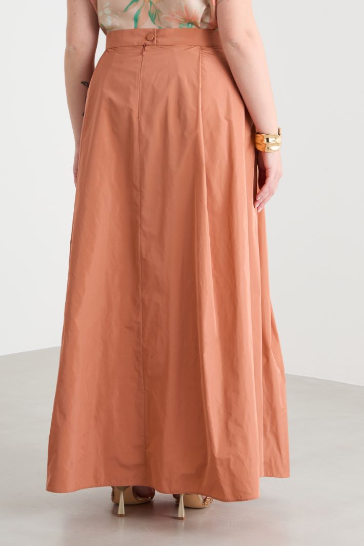 Taffeta maxi skirt Intrend - 4