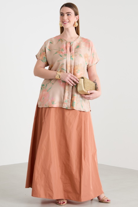 Taffeta maxi skirt Intrend