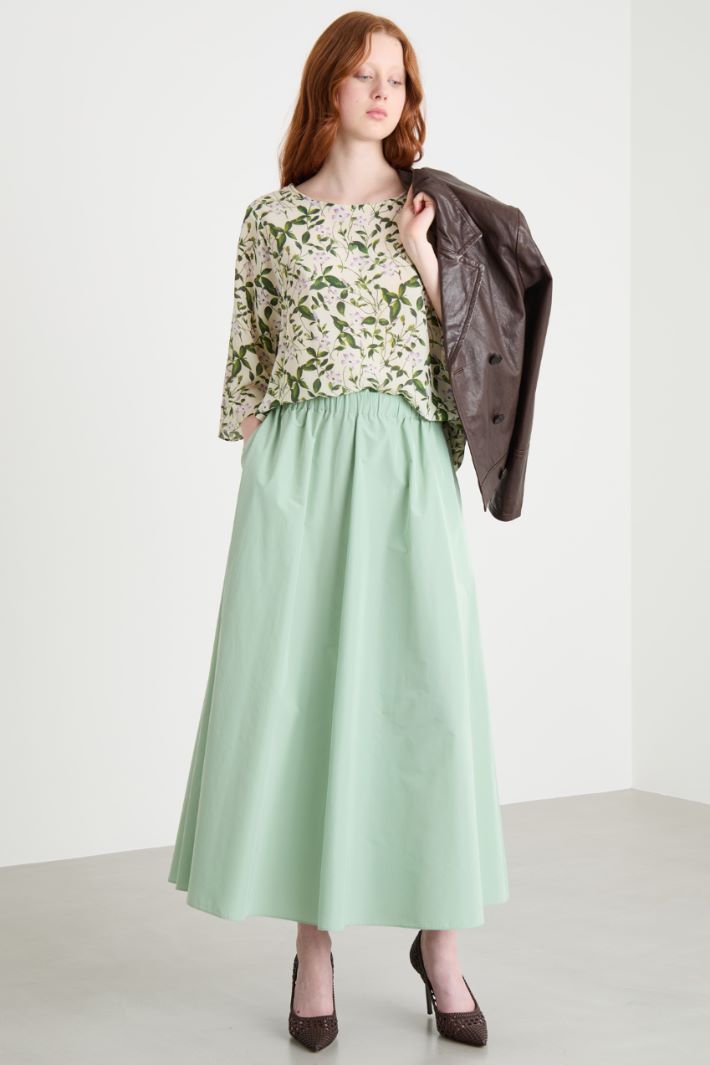 A-line taffeta skirt Intrend