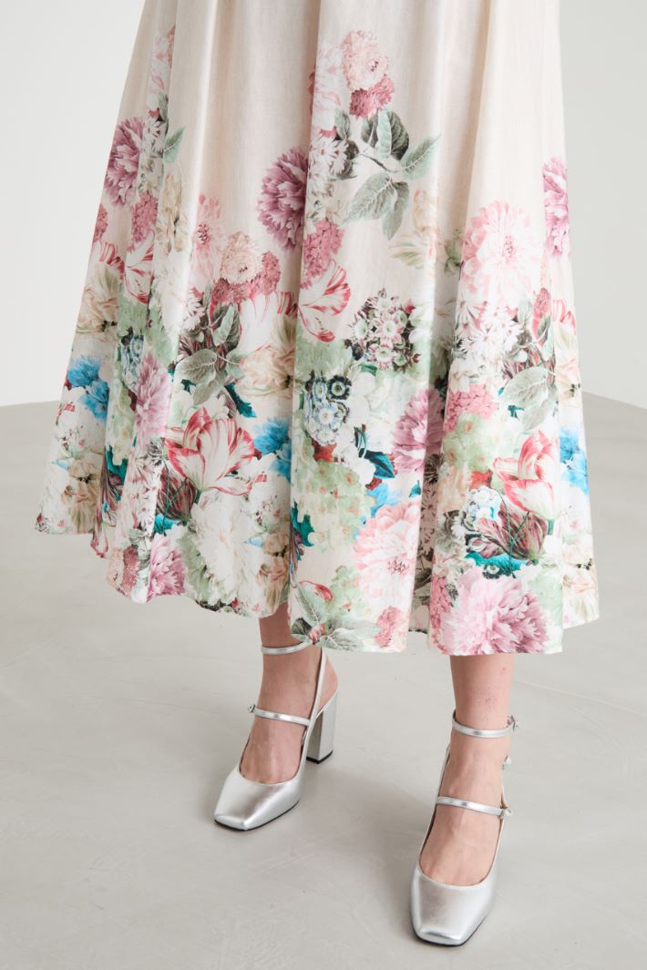 Printed Full Skirt Intrend - 3