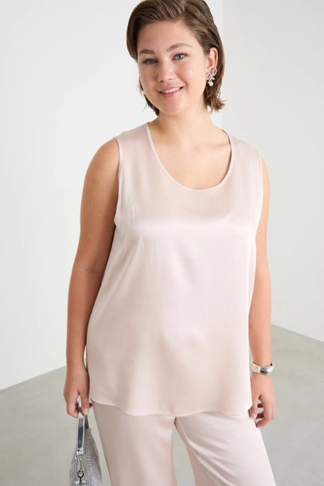 Satin top - Intrend