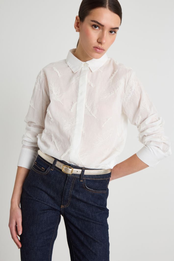 Embroidered Shirt Intrend - 2