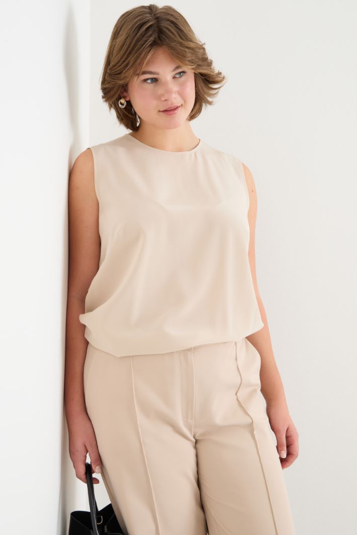 Crepe de chine blouse Intrend - 2