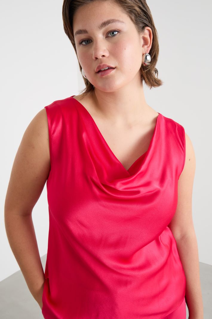 Matte satin top Intrend - 3