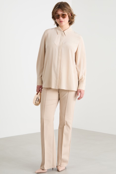 Crepe de chine blouse Intrend