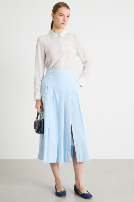 Printed Crepe de Chine Blouse Intrend