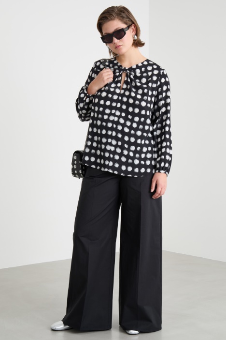 Keyhole-neck blouse Intrend