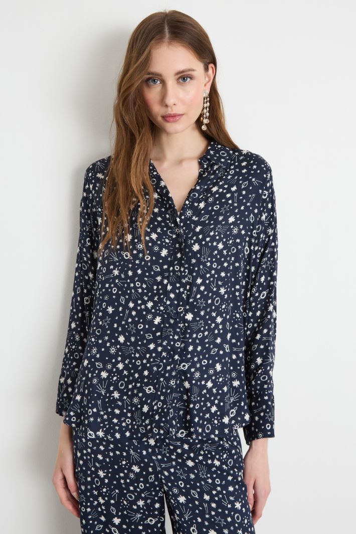 Flowing printed blouse Intrend - 2