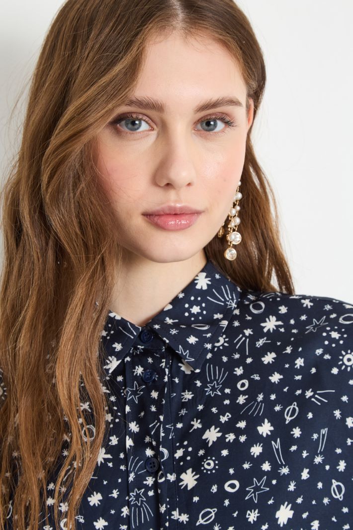 Flowing printed blouse Intrend - 3