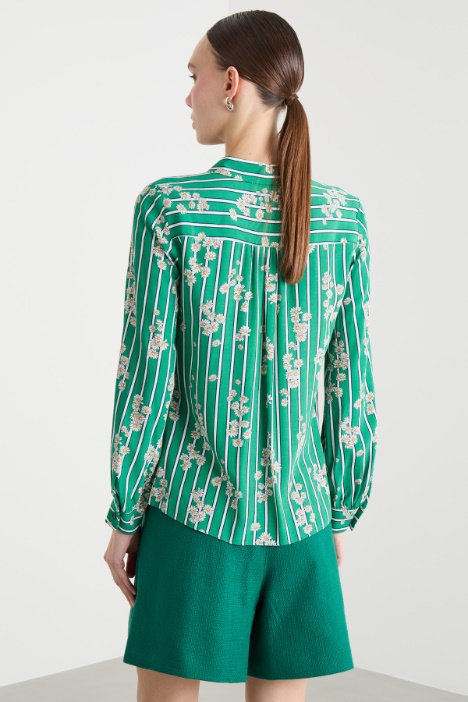 Camicia in tessuto stampato