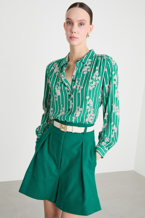 Printed viscose shirt Intrend