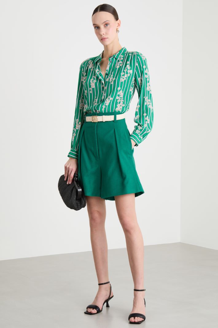 Printed viscose shirt Intrend