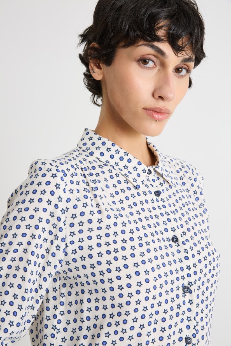 Camicia in tessuto stampato
