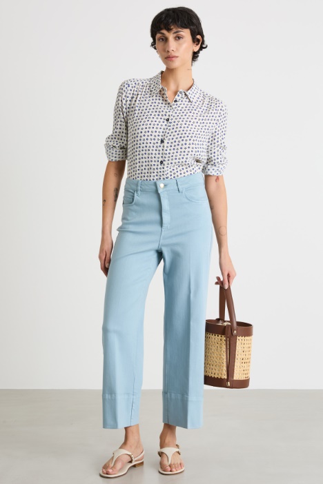 Printed viscose shirt Intrend