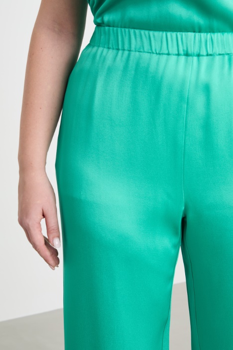 Pantalone in tessuto lucido