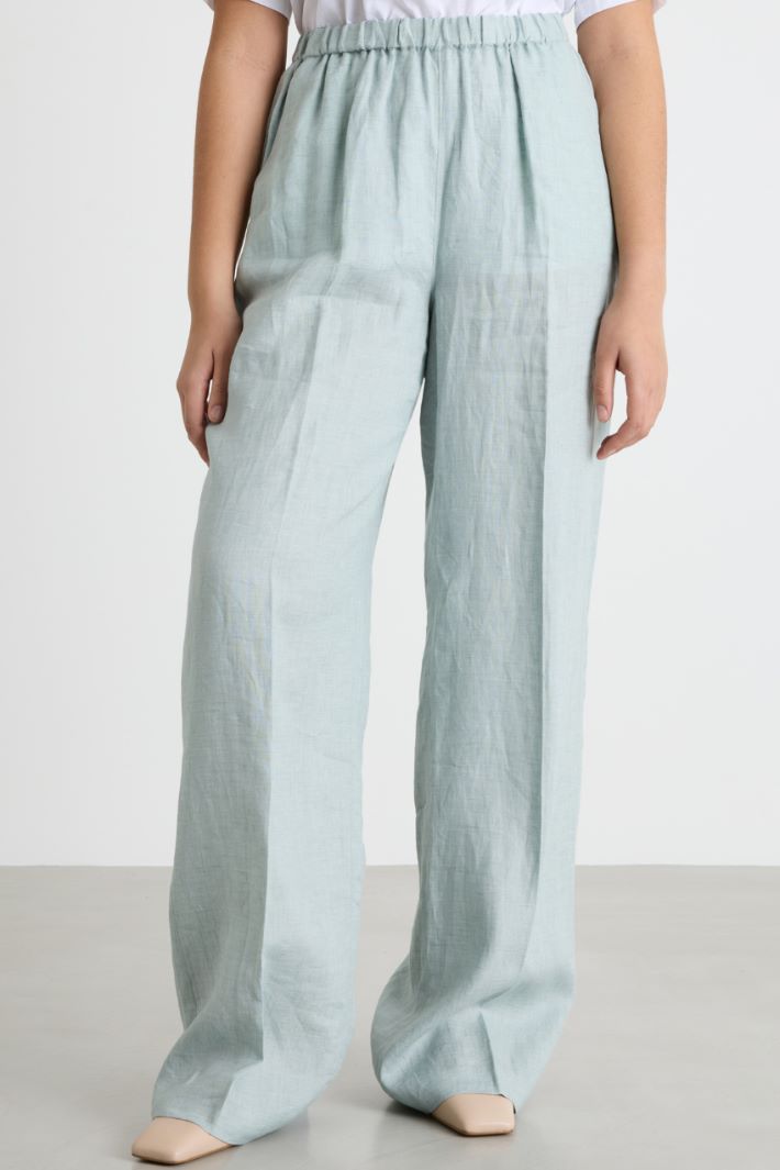 Pantalone ampio con vita elasticizzata Intrend - 2