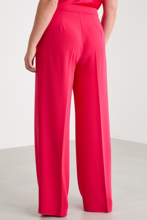 Pantalone ampio in cady