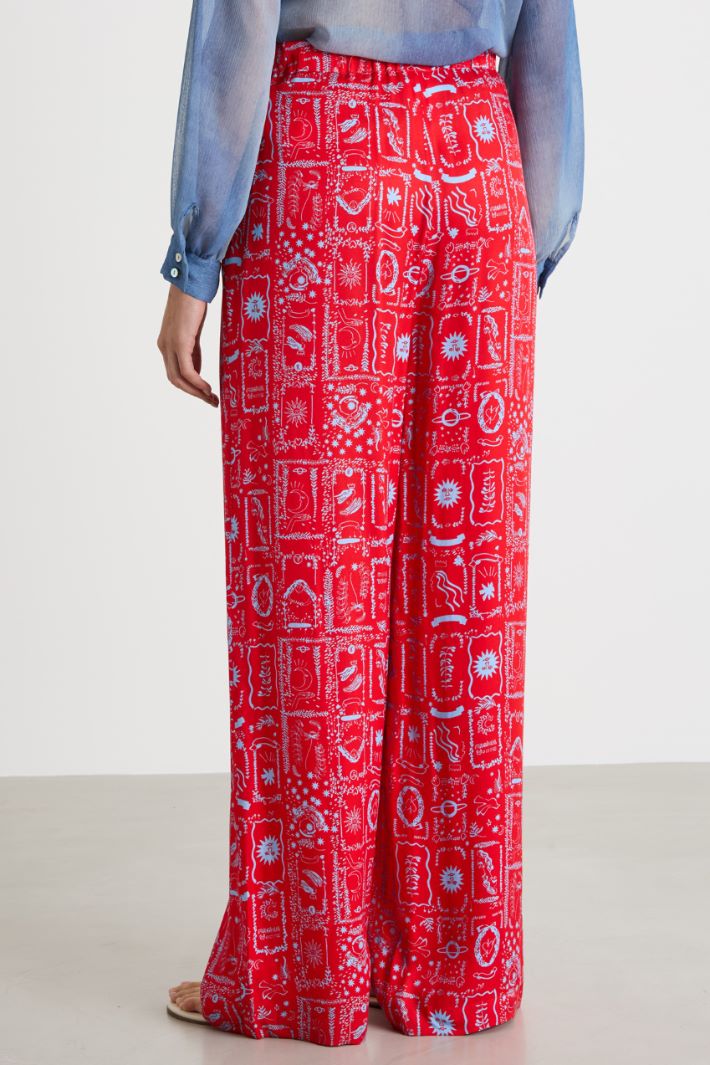 Printed trousers Intrend - 4