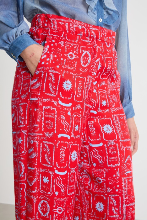 Pantalone stampato
