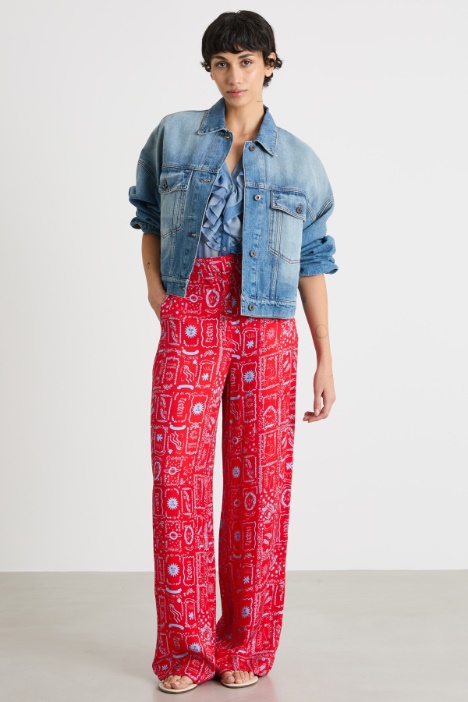 Printed trousers Intrend