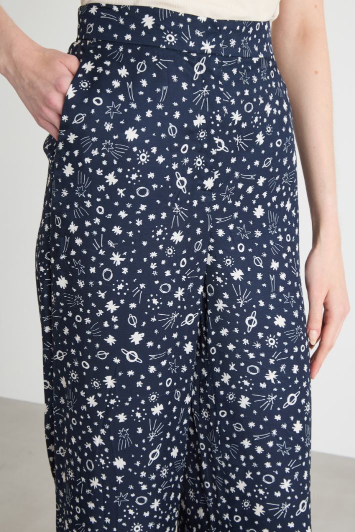 Printed trousers Intrend - 3