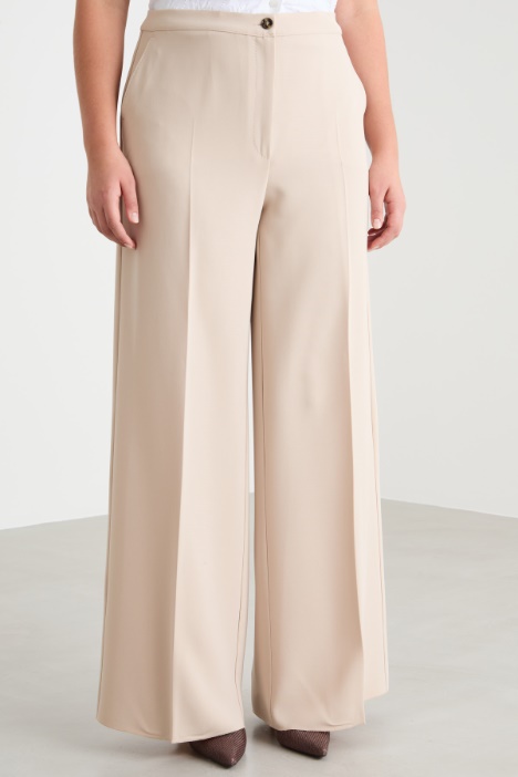 Pantalone a palazzo in cady