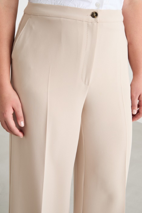 Pantalone a palazzo in cady