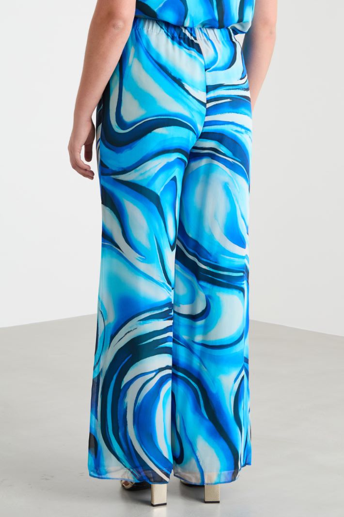 Flowing georgette trousers Intrend - 4