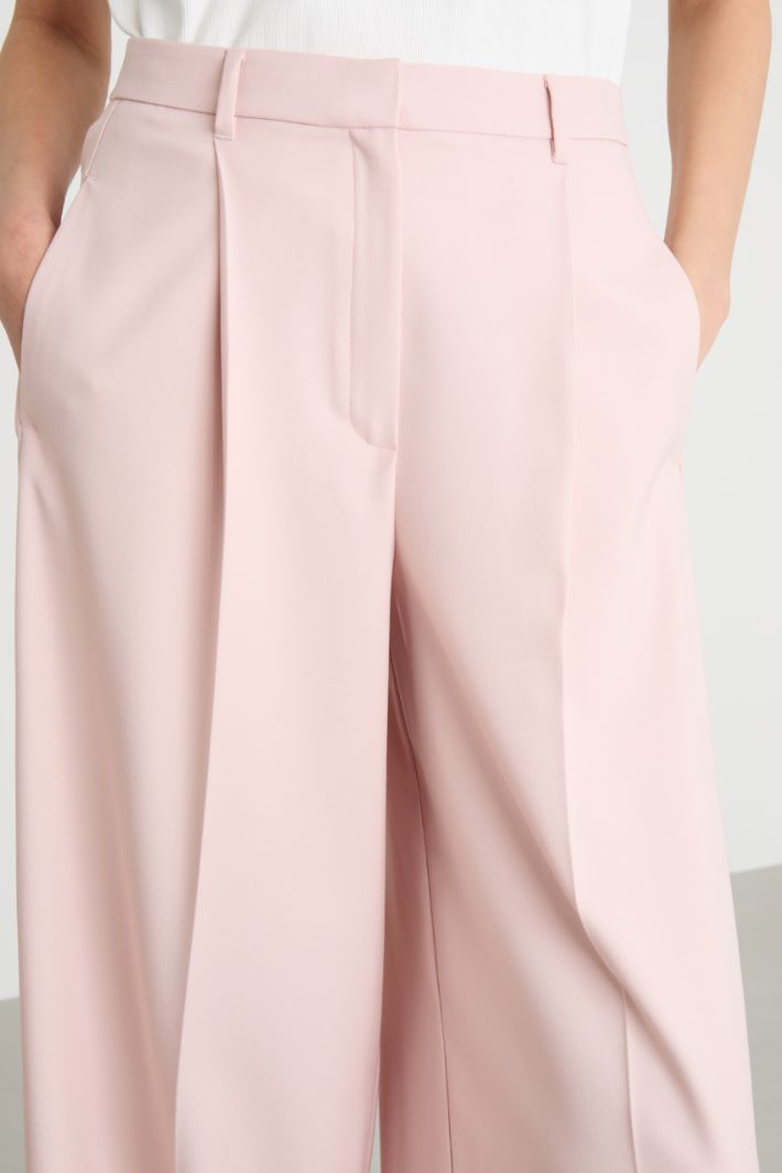 Pleated palazzo trousers Intrend - 3