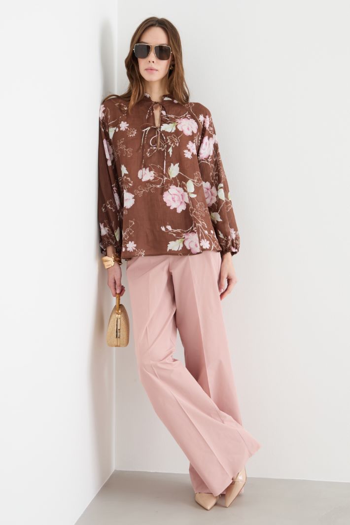 Straight Wide-Leg Trousers Intrend