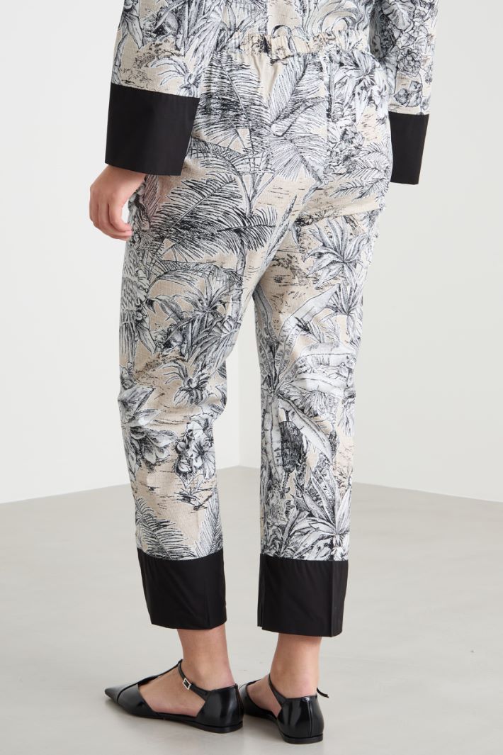 Poplin trousers Intrend - 4