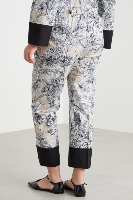 Pantalone in popeline