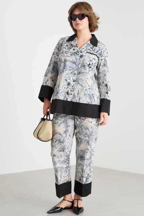 Poplin trousers Intrend