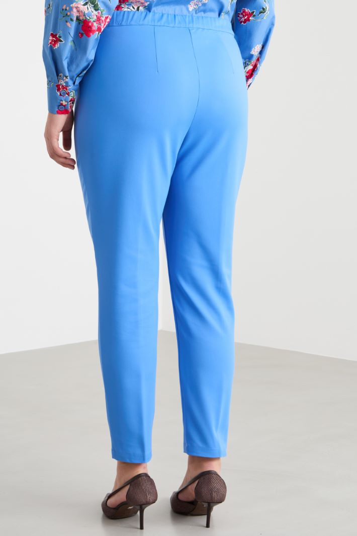 Slim-fit double canvas trousers Intrend - 4