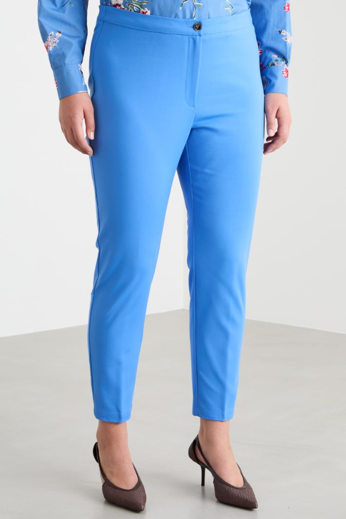 Slim-fit double canvas trousers Intrend - 2